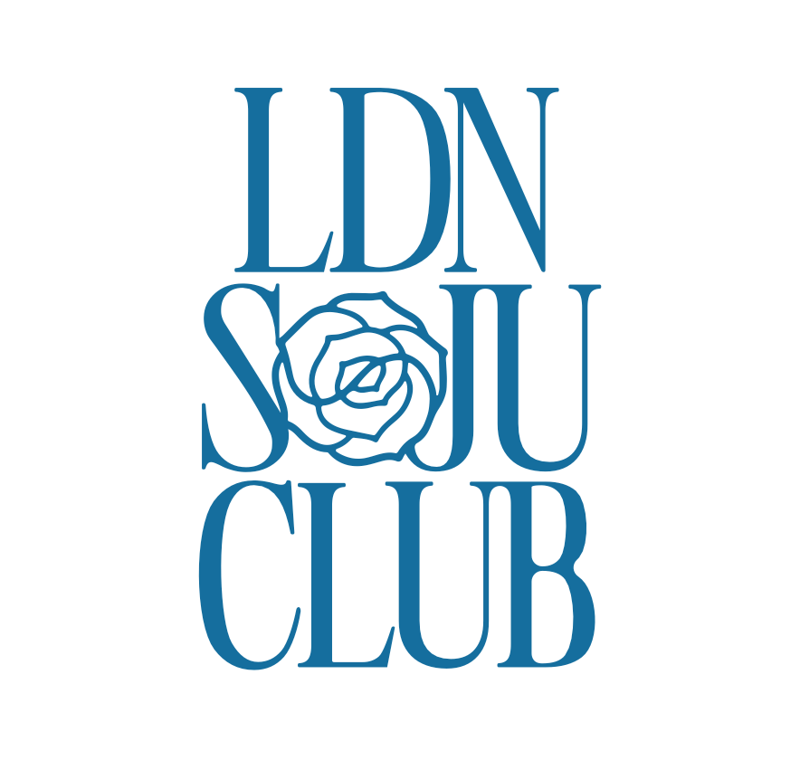 London Soju Club — LDN / SOJU / CLUB stacked wordmark